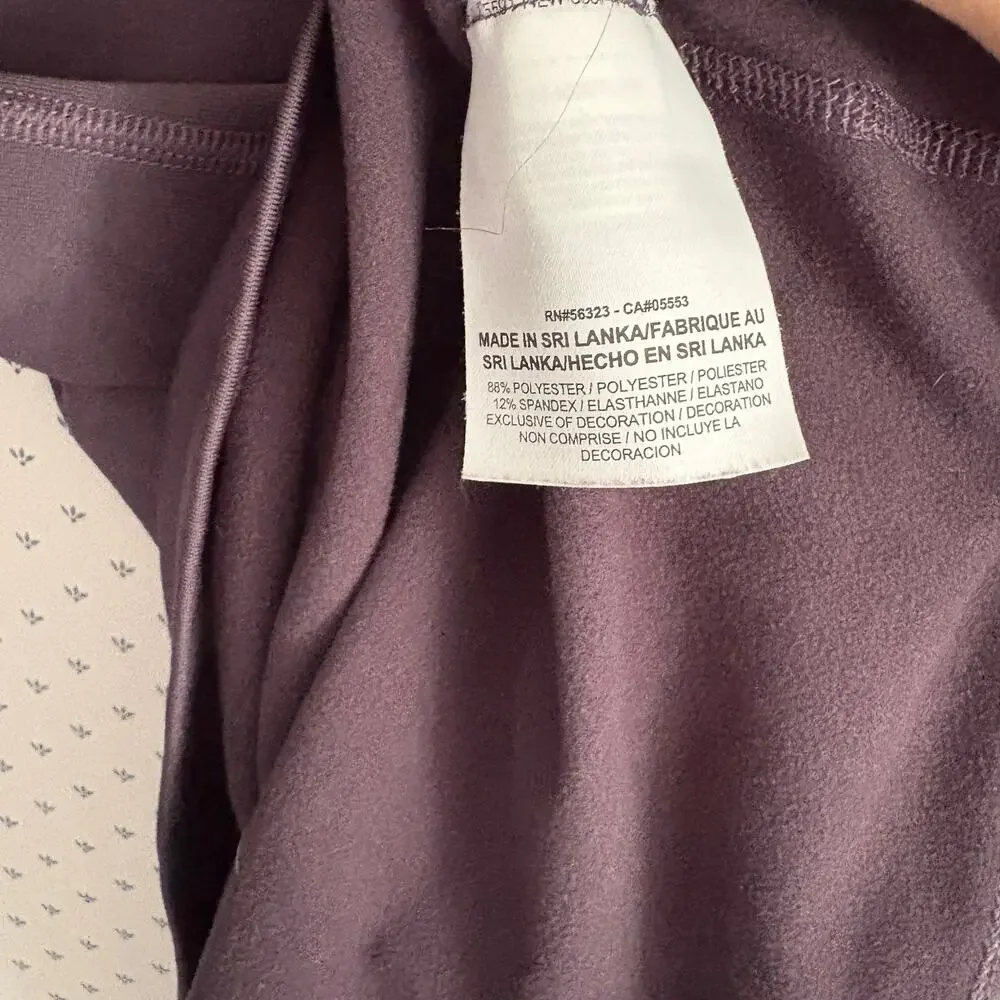 Nike Pro Cowl Neck Running Shirt L Purple Top Dri Fit
